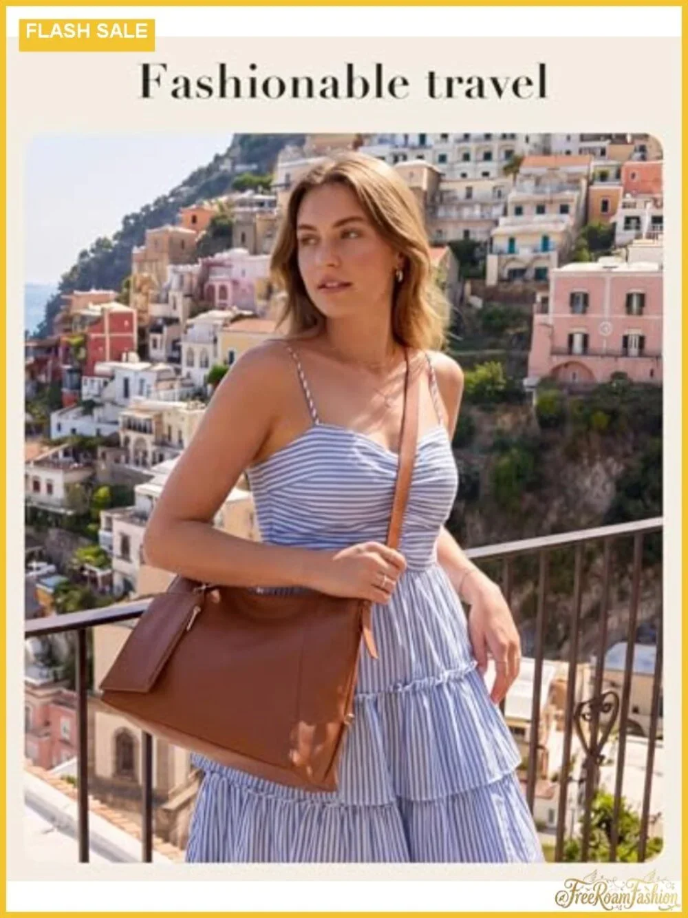 Vegan Leather Hobo Bag Multi-Pocket Crossbody with Adjustable Strap